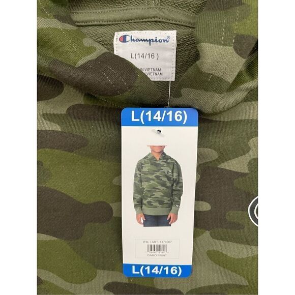 ❤️Champion Boy’s Fleece Camo Sweatshirt - Picture 4 of 4